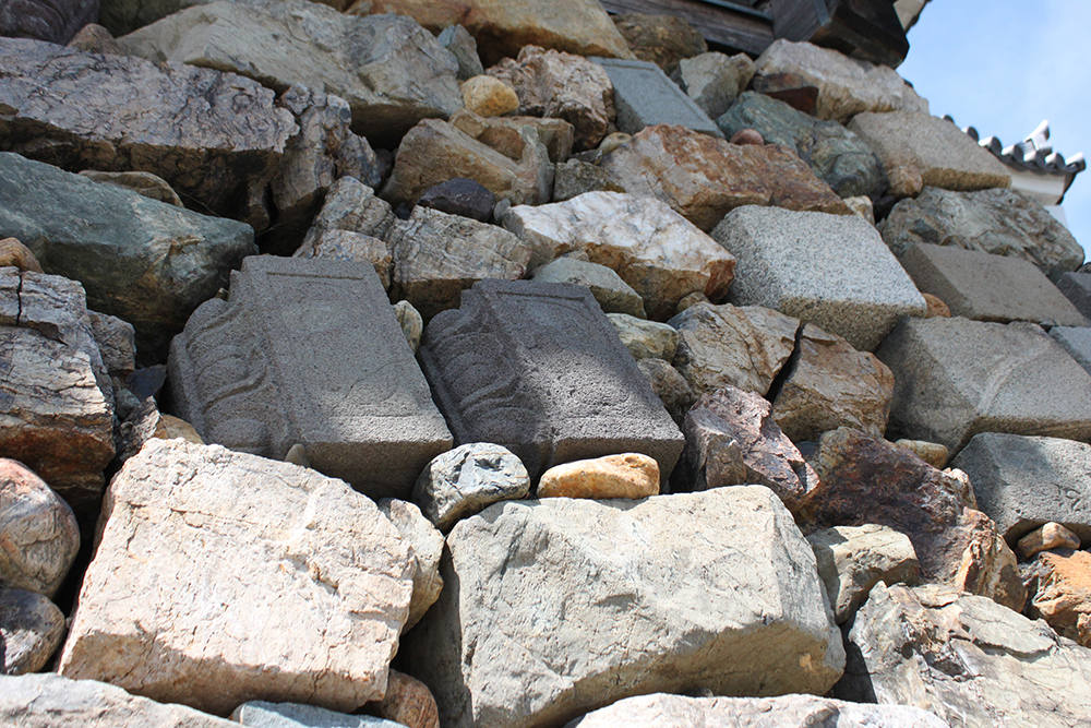 福知山城　野面積み石垣
